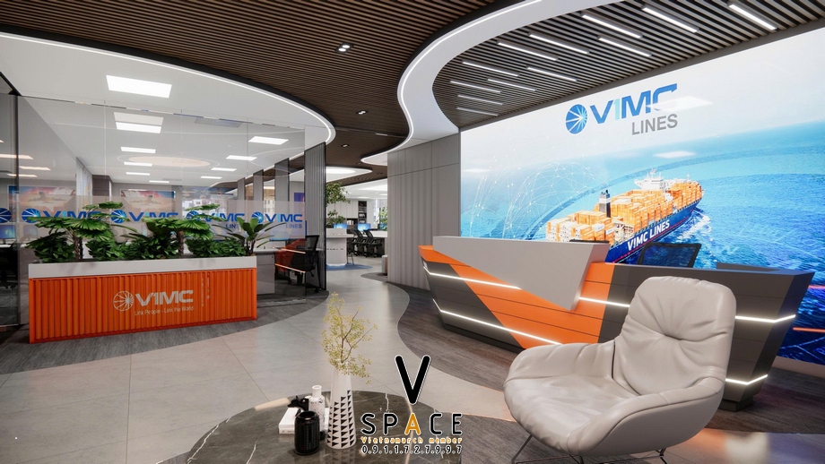 Thiết kế văn phòng 410m2 VIMC Lines tại số 1 Đào Duy Anh > Thiết kế văn phòng 410m2 VIMC Lines tại số 1 Đào Duy Anh