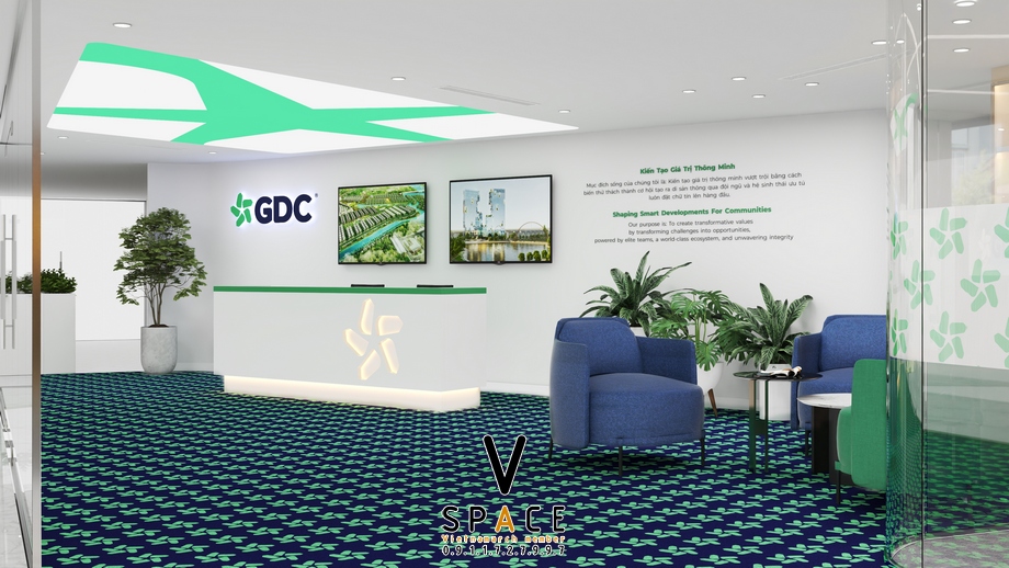 Thiết kế văn phòng 210m2 GDC tại tòa nhà Gold Tower > Thiết kế văn phòng 210m2 GDC tại tòa nhà Gold Tower