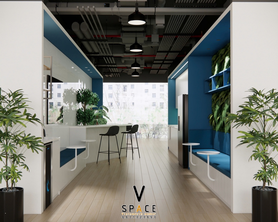 Thiết kế văn phòng 210m2 GDC tại tòa nhà Gold Tower > Thiết kế văn phòng 210m2 GDC tại tòa nhà Gold Tower