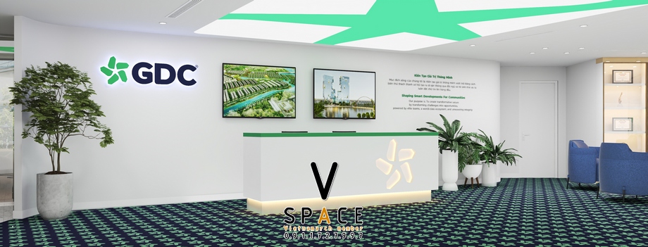 Thiết kế văn phòng 210m2 GDC tại tòa nhà Gold Tower > Thiết kế văn phòng 210m2 GDC tại tòa nhà Gold Tower