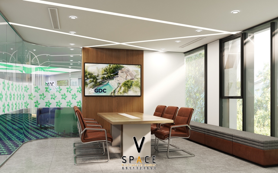 Thiết kế văn phòng 210m2 GDC tại tòa nhà Gold Tower > Thiết kế văn phòng 210m2 GDC tại tòa nhà Gold Tower