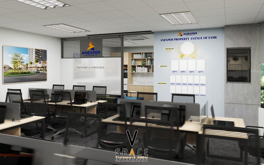 Dự án thiết kế văn phòng công ty thương mại Anexper Cát Bi Plaza > Dự án thiết kế văn phòng công ty thương mại Anexper Cát Bi Plaza