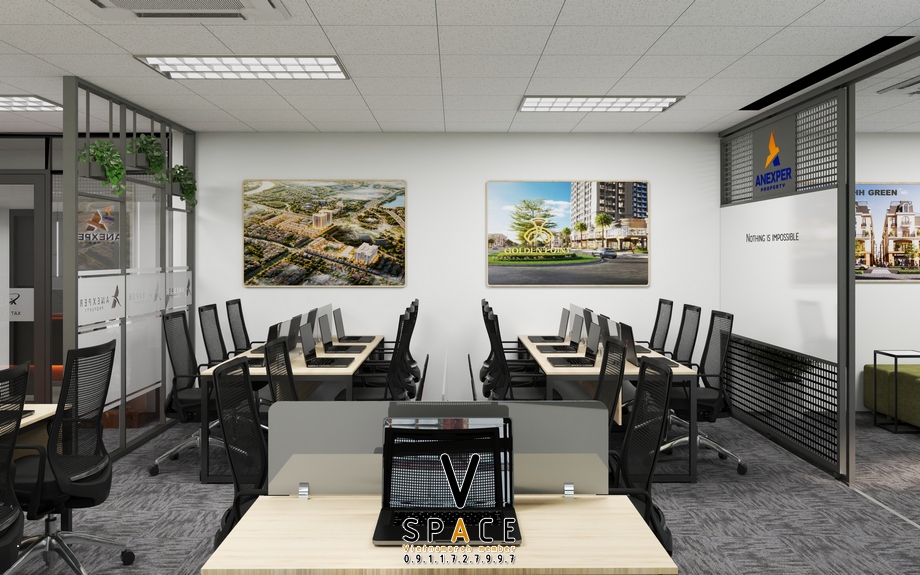 Dự án thiết kế văn phòng công ty thương mại Anexper Cát Bi Plaza > Dự án thiết kế văn phòng công ty thương mại Anexper Cát Bi Plaza
