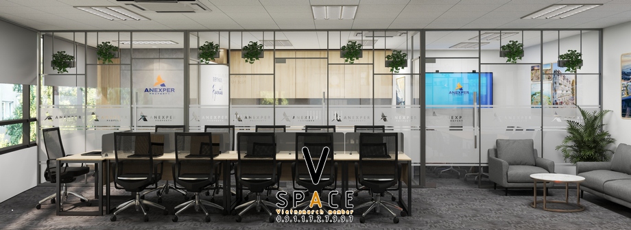 Dự án thiết kế văn phòng công ty thương mại Anexper Cát Bi Plaza > Dự án thiết kế văn phòng công ty thương mại Anexper Cát Bi Plaza
