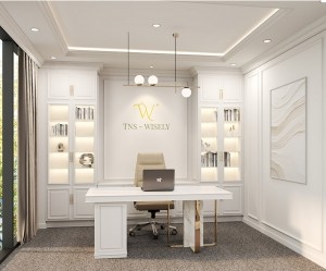 Thiết kế nội thất văn phòng 145m2 TNS tại tòa nhà Rox Tower