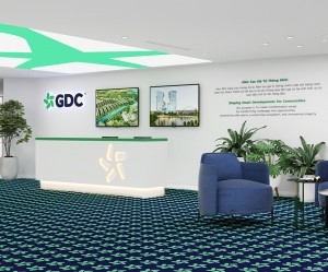 Thiết kế văn phòng 210m2 GDC tại tòa nhà Gold Tower