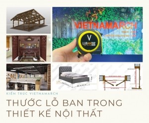 Ứng dụng thước lỗ ban trong thiết kế nội thất