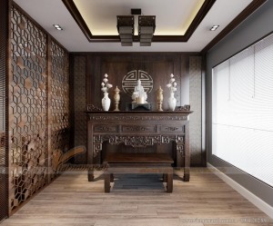 So sánh vách ngăn phòng thờ HDF và vách ngăn CNC
