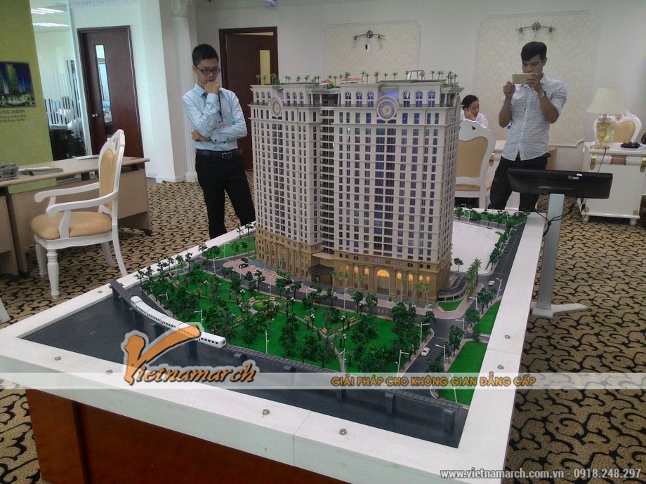 Vietnamarch tham gia tư vấn thiết kế nội thất cho khách hàng chọn mua căn hộ chung cư D’.Le Pont D’or Hoàng Cầu
