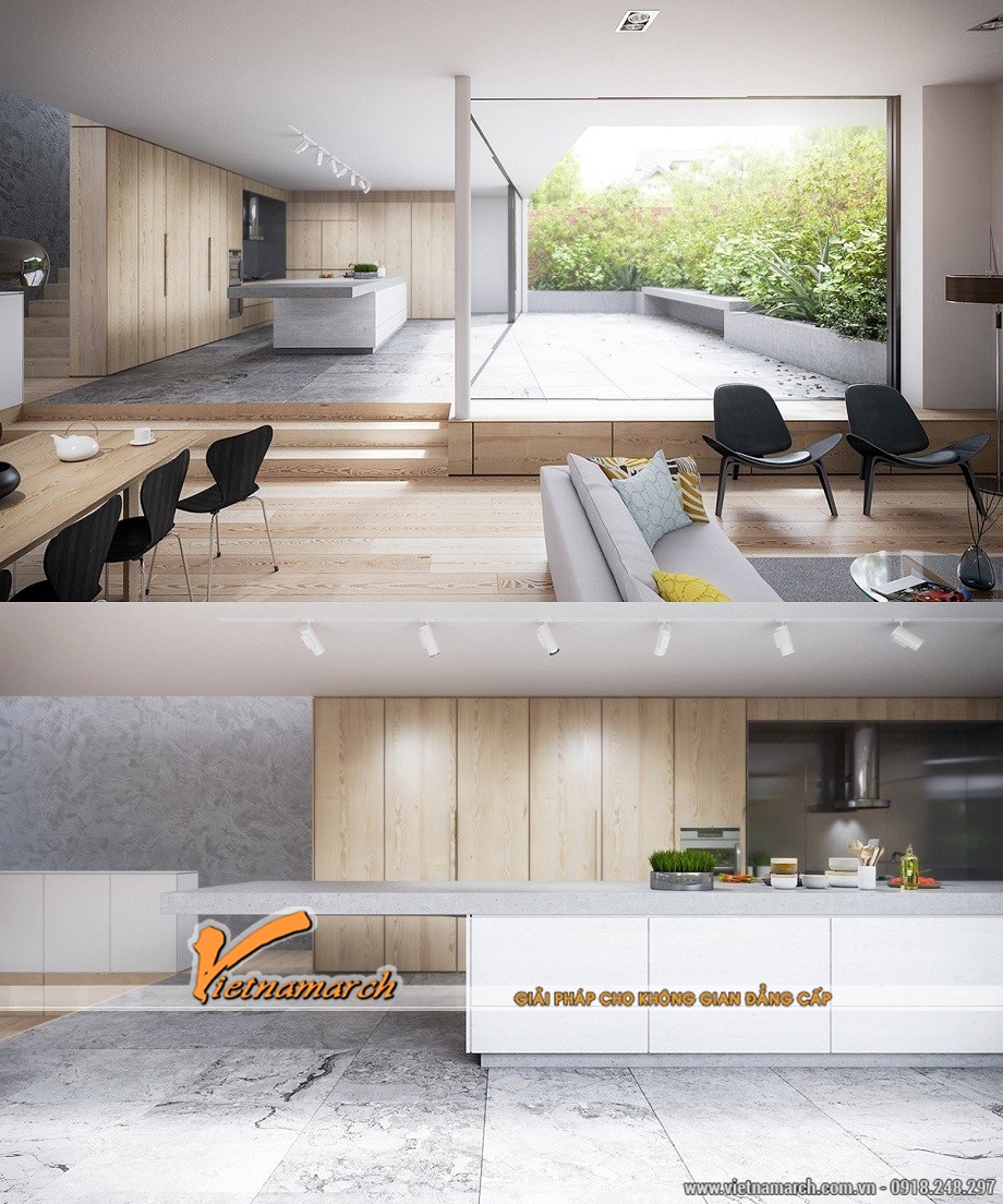 3 ý tưởng thiết kế nhà bếp đẹp sử dụng gỗ và tông màu trắng > 3 ý tưởng thiết kế nhà bếp sử dụng gỗ và tông màu trắng