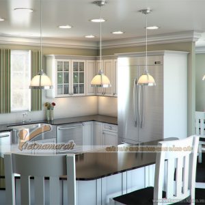 Mô hình thiết kế nội thất nhà bếp phổ biến