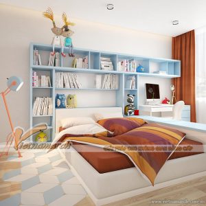 Thiết kế nội thất phòng ngủ cho trẻ vô cùng sáng tạo và độc đáo