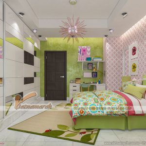Thiết kế nội thất phòng ngủ cho trẻ sáng tạo, độc đáo, mới lạ