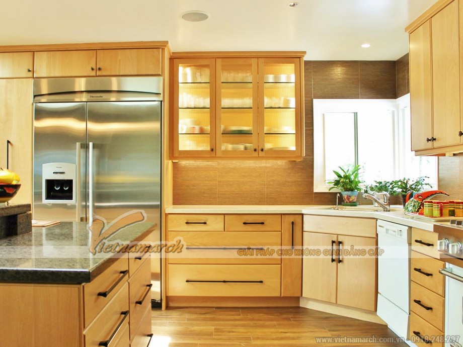 Nhà bếp biến hóa với những màu sắc của tủ bếp gỗ cao cấp > Ngắm những gam màu tủ bếp gỗ cao cấp sang trọng nhất