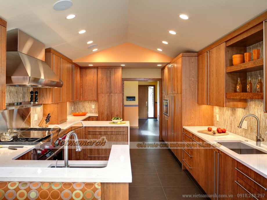 Nhà bếp biến hóa với những màu sắc của tủ bếp gỗ cao cấp > Ngắm những gam màu tủ bếp gỗ cao cấp sang trọng nhất
