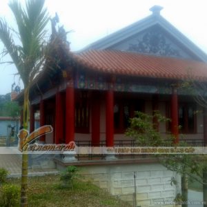 Mẫu nhà thờ kết hợp sân vườn rộng hơn 2000m2 tại Ninh Bình
