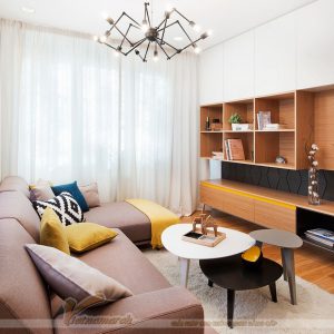 Thiết kế nội thất hiện đại trong căn hộ dưới 70m2 chung cư Times City