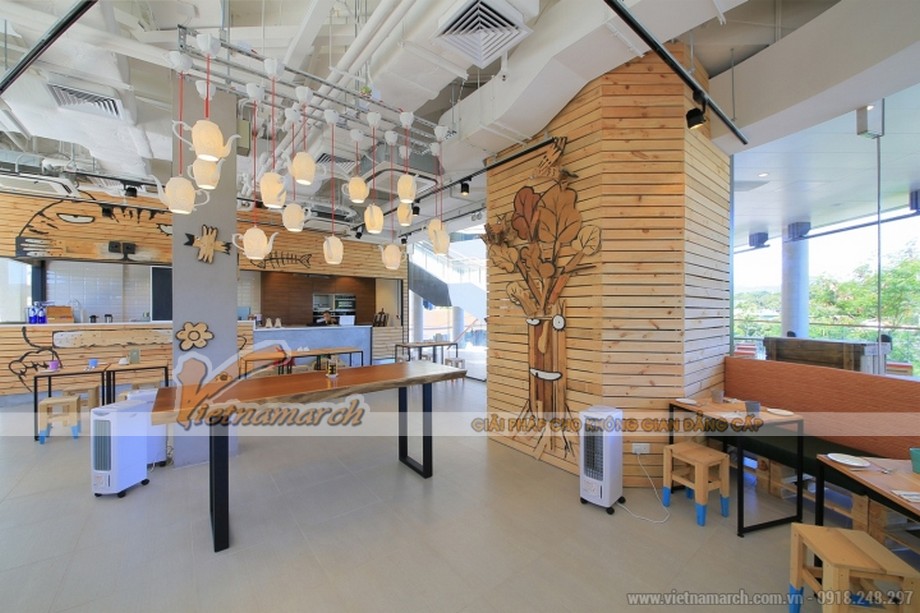 Ấn tượng với thiết kế quán cà phê thân thiện với môi trường