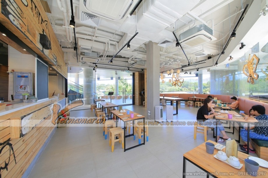 Thiết kế quán cà phê thân thiện với môi trường > Ấn tượng với thiết kế quán cà phê thân thiện với môi trường