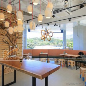 Thiết kế quán cà phê thân thiện với môi trường