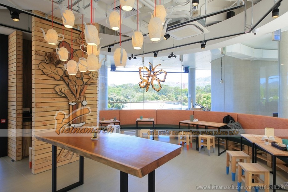 Ấn tượng với thiết kế quán cà phê thân thiện với môi trường