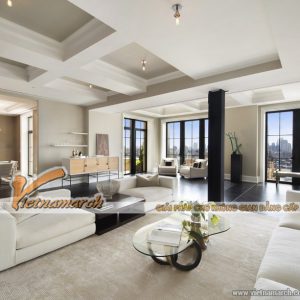 Thiết kế nội thất căn hộ Penthouse của tòa chung cư Golden Palace, 342m2