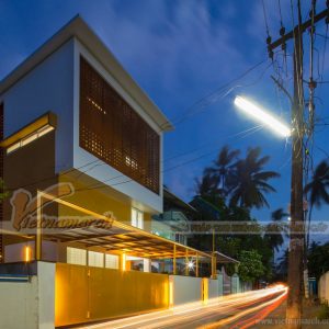Thiết kế nhà đẹp 2 tầng chi phí thấp cho nhà anh Nam tại Thái Bình