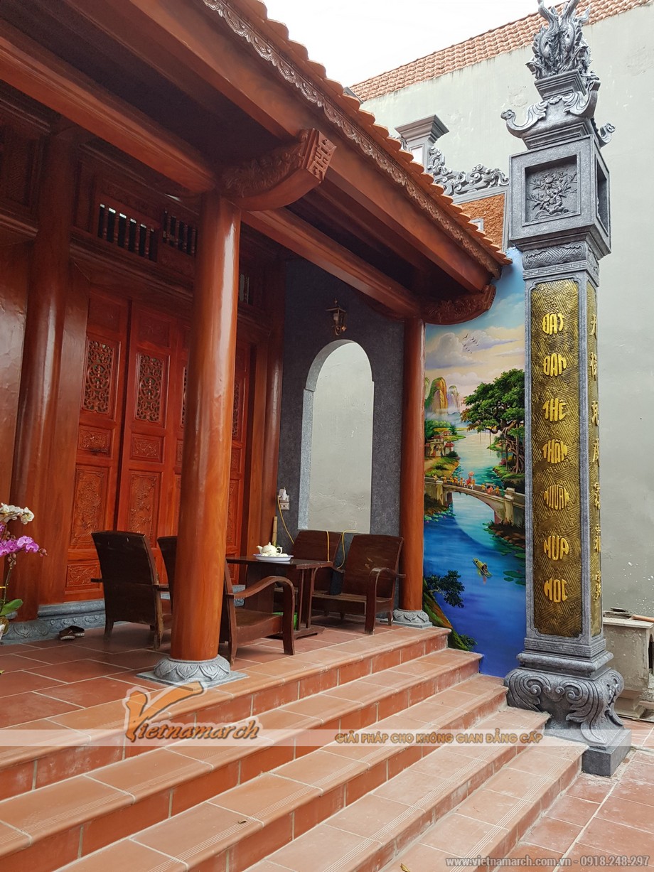 Kiến trúc nhà gỗ cổ truyền – nhà thờ tổ dòng họ Phạm tại Văn Lâm Hưng Yên > thiet-ke-nha-tho-ho-pham-tai-van-lam-hung-yen-07