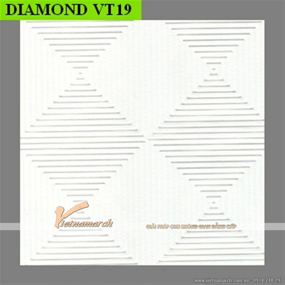 Tấm thạch cao phủ nhựa PVC Diamond VT19