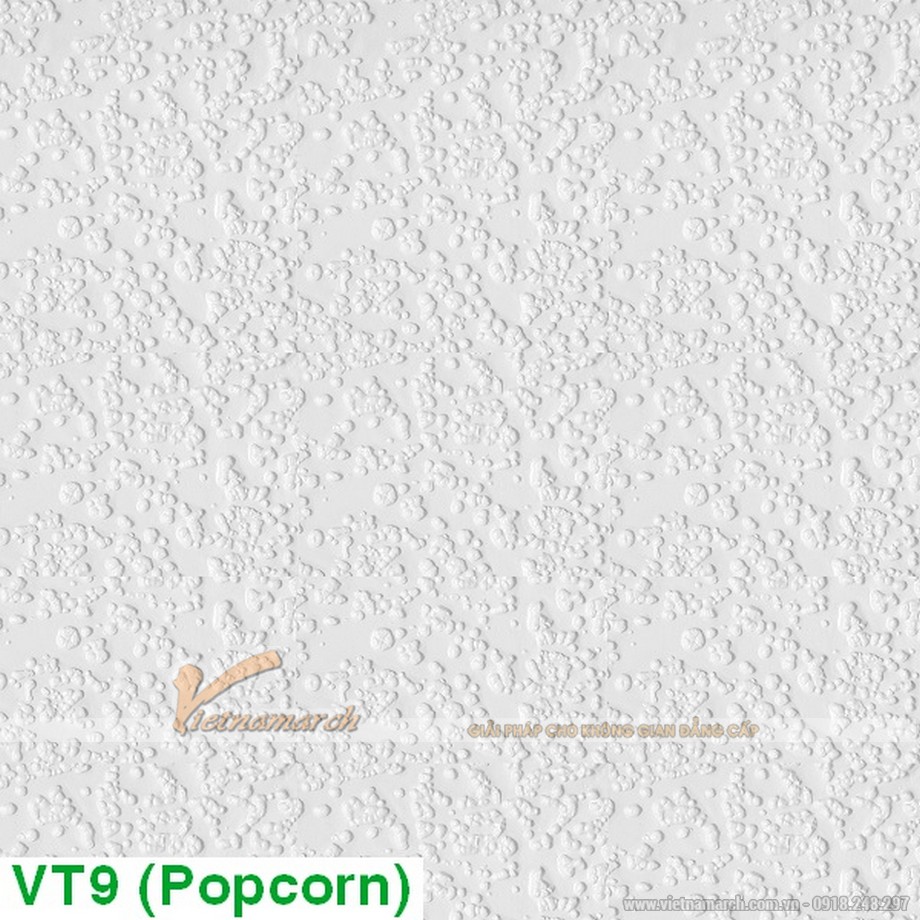 Tấm thạch cao phủ nhựa PVC Popcorn VT9 > tấm trần thạch cao Popcorn VT9