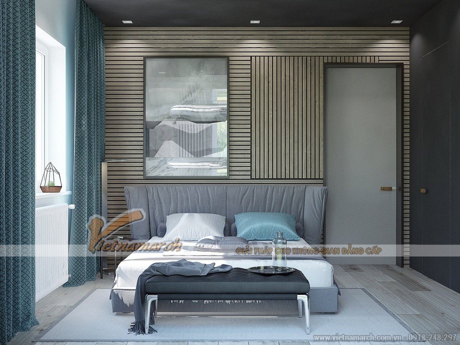 7 ý tưởng thiết kế phòng ngủ đẹp với gỗ cho biệt thự Hoa Anh Đào > thiet-ke-noi-that-phong-ngu01