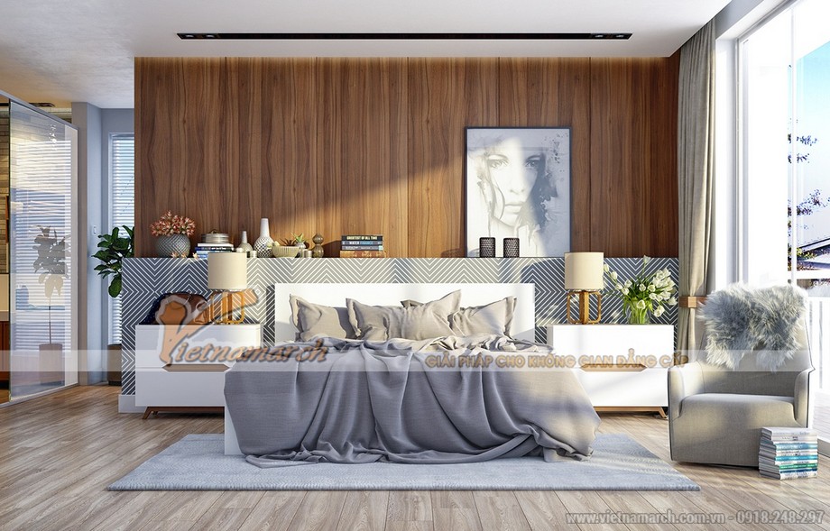 7 ý tưởng thiết kế phòng ngủ đẹp với gỗ cho biệt thự Hoa Anh Đào > thiet-ke-noi-that-phong-ngu02