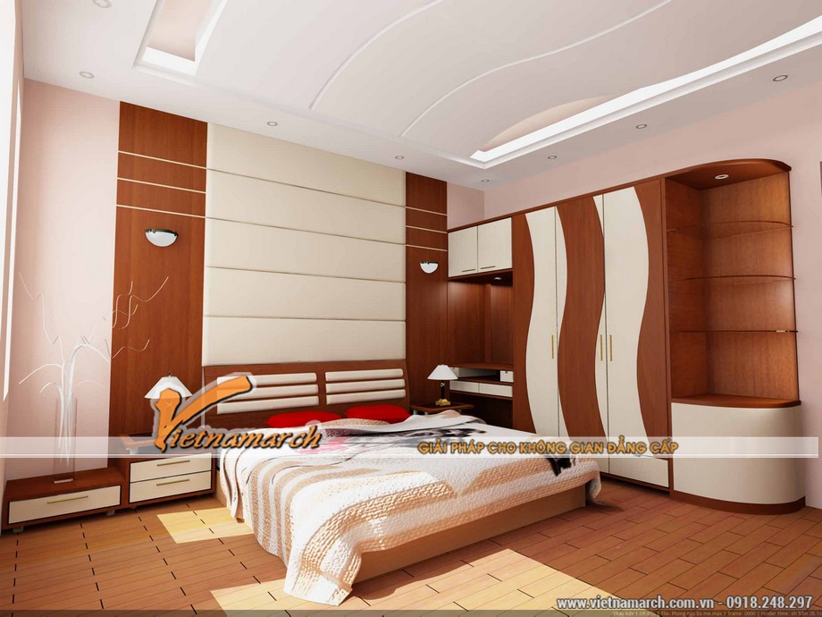 Cách chọn trần thạch cao đẹp cho phòng ngủ căn hộ khu chung cư Royal city. > Mẫu trần thạch cao cho phòng ngủ đẹp.