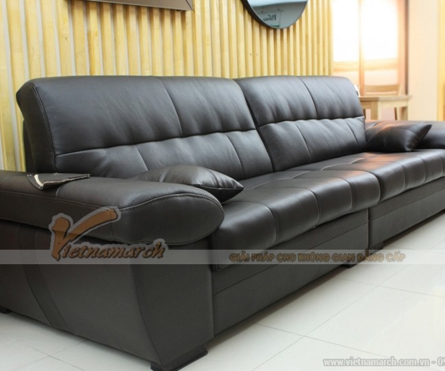 Ghế sofa da cao cấp, thiết kế sang trọng – Mã: SDV-010