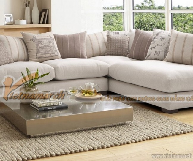 Mẫu ghế sofa vải nỉ 2x1x1 cao cấp nhập khẩu Hàn Quốc – Mã: SVG-055