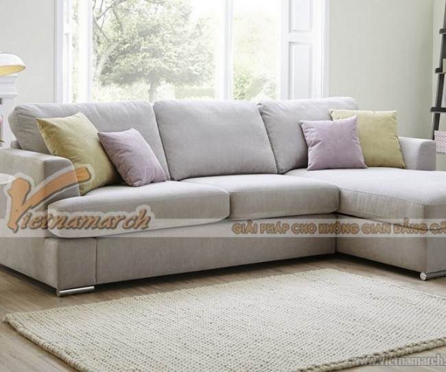 Ghế sofa góc vải nỉ Sợi Cotton mềm mại ấm áp – Mã: SVG-061