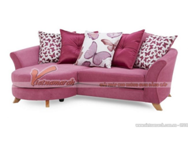 Mẫu ghế sofa góc vải nỉ cao cấp – Mã: SVG-054
