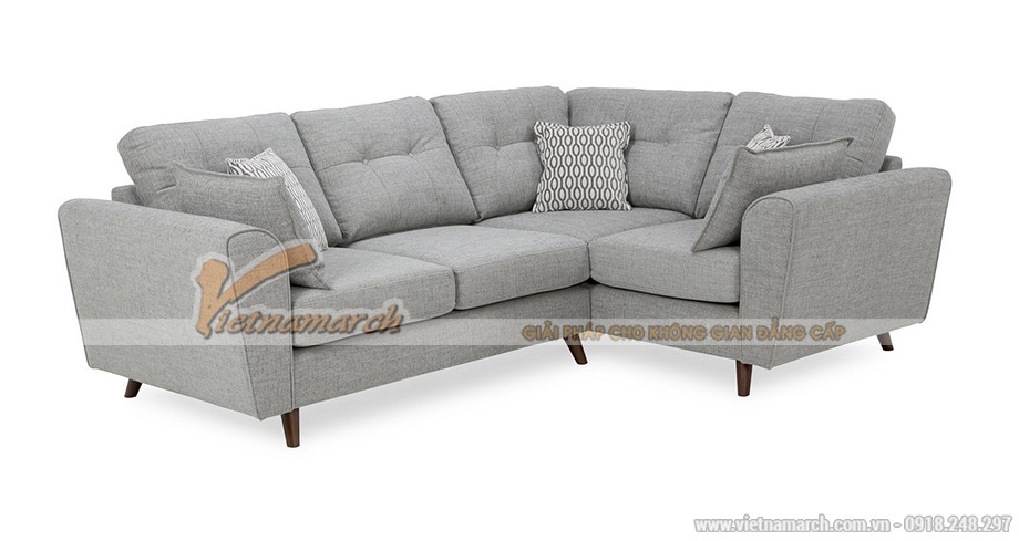 Mẫu ghế sofa góc bọc vải nhập khẩu Thái Lan- Mã: SVG-048 > Mẫu ghế sofa góc vải sợi cotton nhập khẩu Thái Lan- Mã: SVG-048