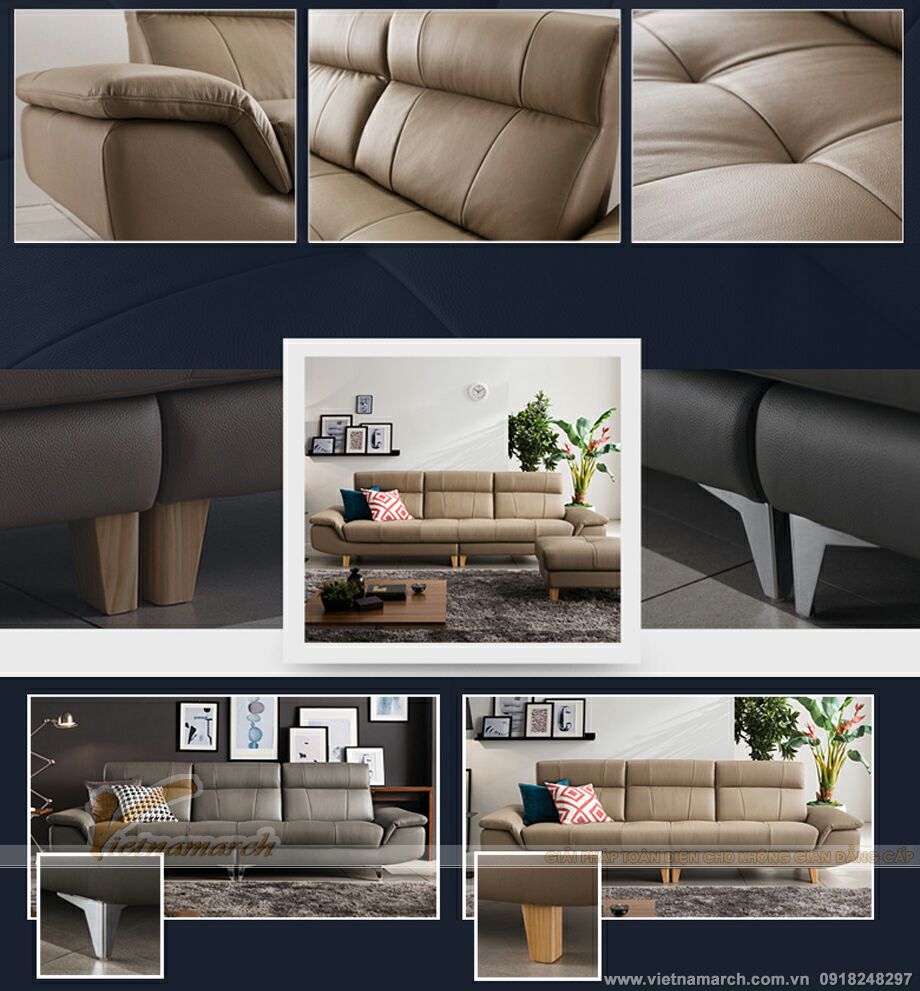 Mẫu ghế sofa văng chất liệu da nhập khẩu Italia cao cấp – Mã: SDV-001 > Thiết kế tinh sảo dành cho gia chủ độ tuổi thanh niên và trung niên, Những người có tâm hồn tươi trẻ.