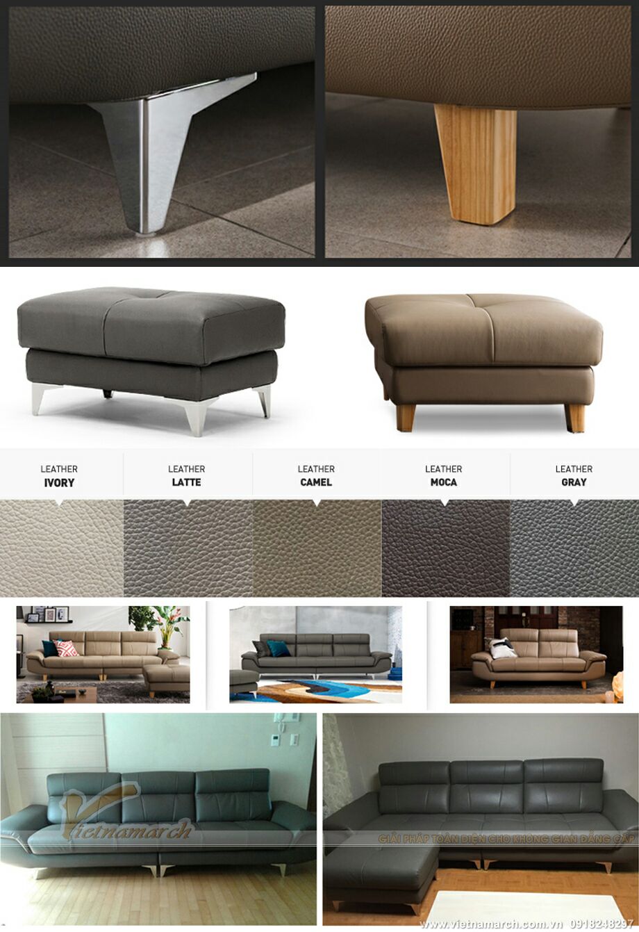 Mẫu ghế sofa văng chất liệu da nhập khẩu Italia cao cấp – Mã: SDV-001 > Chất liệu hoàn thiện đa dạng, linh hoạt. 