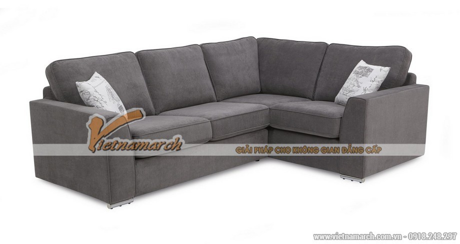 Mẫu ghế sofa góc vải nỉ êm ái cho người trung tuổi – Mã: SVG-053 > Mẫu ghế sofa góc vải nỉ êm ái cho người trung tuổi