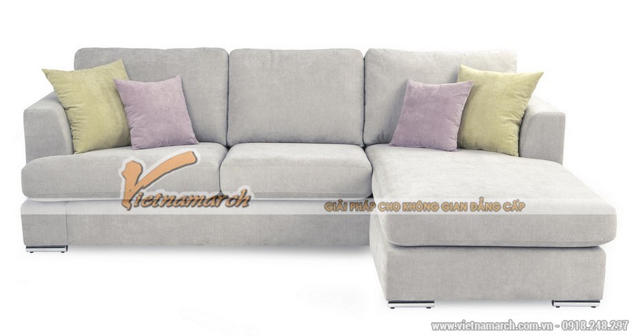 Mẫu ghế sofa trắng sáng dáng góc nhẹ nhàng nữ tính cho phòng khách – Mã: SVG-028 > Mẫu ghế sofa trắng sáng dáng góc nhẹ nhàng nữ tính cho phòng khách - Mã: SVG-028