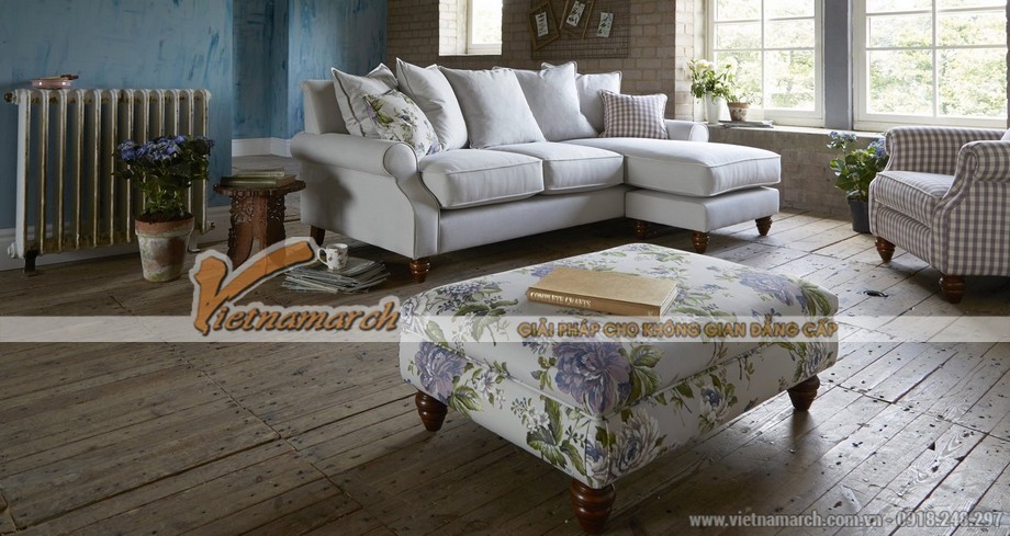 Mẫu ghế sofa góc 2 khối ghế cho nhà biệt thự đẹp – Mã: SVG-041 > Mẫu ghế sofa 2 khối ghế cho nhà biệt thự