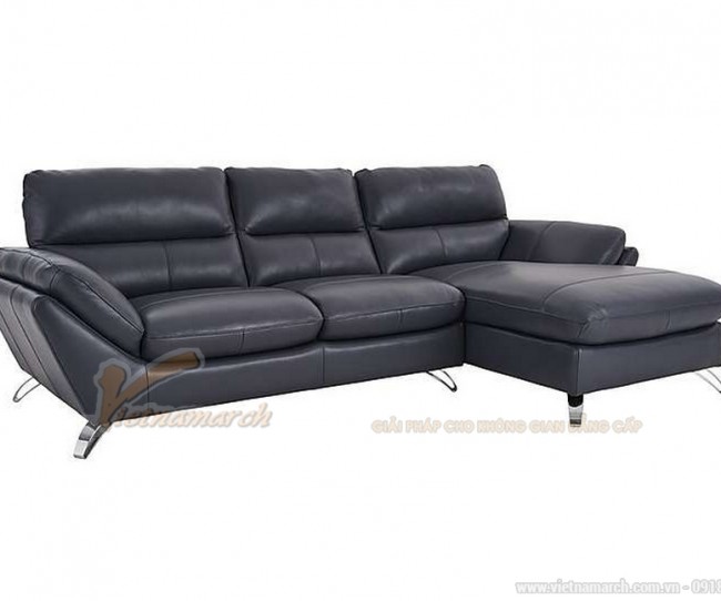 Mẫu sofa góc chất liệu da nhập khẩu Malaysia – Mã: SDG-011