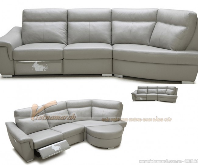 Bộ ghế sofa da thiết kế mới lịch lãm mang đậm phong cách Italia – Mã: SDG-005