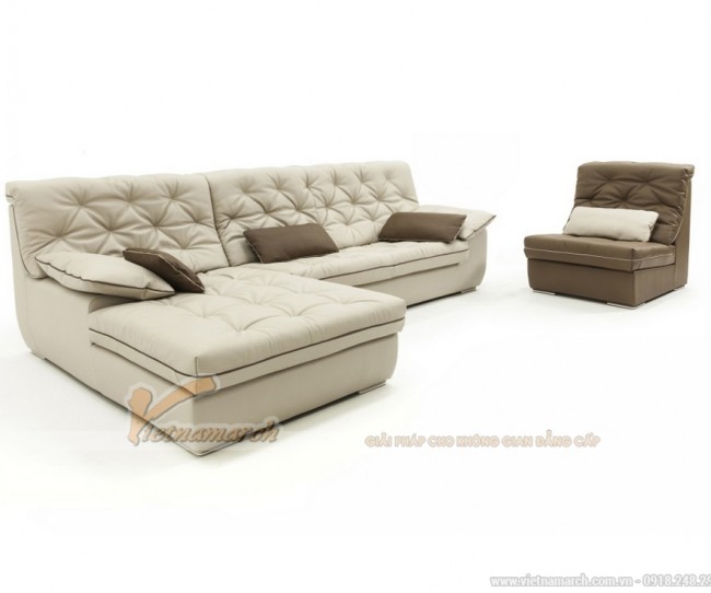Bộ ghế sofa góc chữ L hiện đại – SDG009