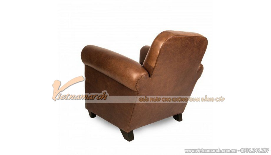 Ghế sofa da bò đơn mang phong cách cổ điển Pháp – Mã: SDV-073 > Ghế sofa da đơn mang phong cách cổ điển Pháp - 03