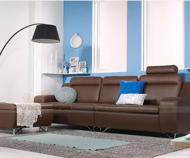 Sang trọng lịch lãm với mẫu ghế sofa da văng Mã: SDV – 024