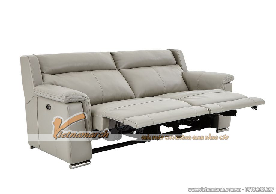 Mẫu ghế sofa da kiểu dáng thẳng văng cho phòng khách thanh lịch – Mã: SDV-063 > Mẫu ghế sofa da văng cho phòng khách thanh lịch -05