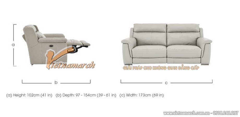 Mẫu ghế sofa da kiểu dáng thẳng văng cho phòng khách thanh lịch – Mã: SDV-063 > Mẫu ghế sofa da văng cho phòng khách thanh lịch -06